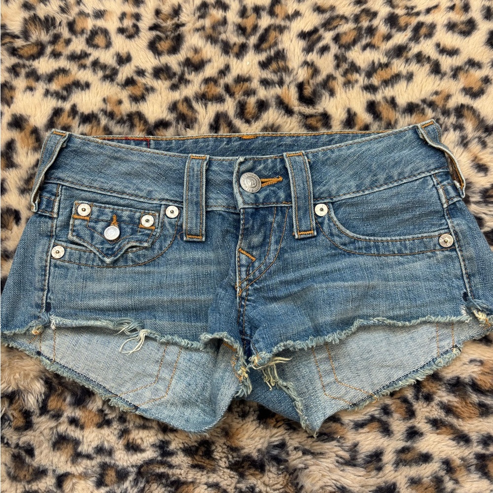 True Religion low rise shorts